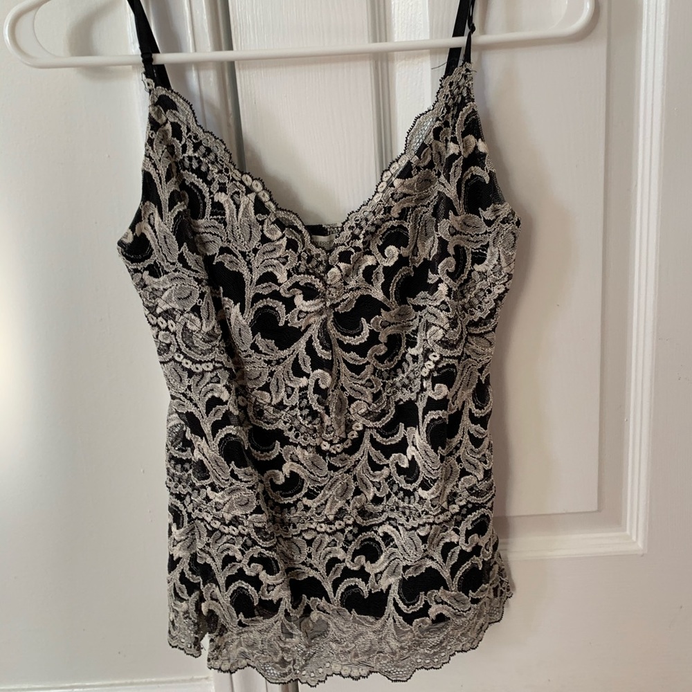 Boston Proper - Lace spaghetti strap tank